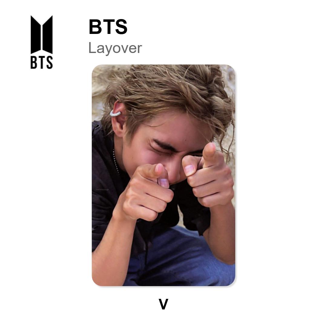 BTS Layover Official Photocard V 02