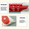 Throw Pillow Cover Christmas Elements Printing Pillowcase Decoration Polyester Washable Sofa Pillowslip