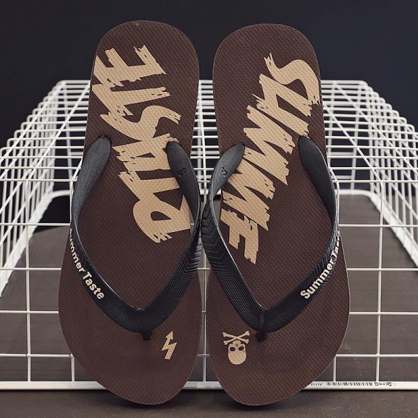 Herren Sommer Anti-Rutsch Zehensandalen: Outdoor-Strandsandalen mit weicher Sohle