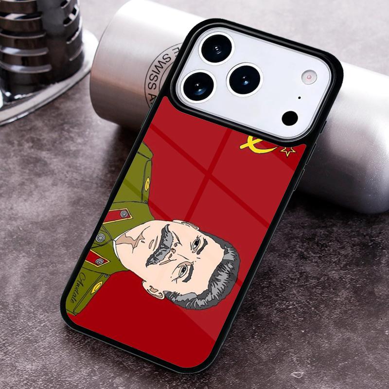 Stalin Soviet Union Phone Case For iPhone 17,16e,15,14,13,12,11,Mini,Pro,MAX soft Silicone Cover