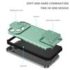 For Samsung Galaxy S22 S 22 Ultra Case Slide Camera Armor Shockproof Phone Cases For Samsung S22 Plus S22+ Stand Back Cover