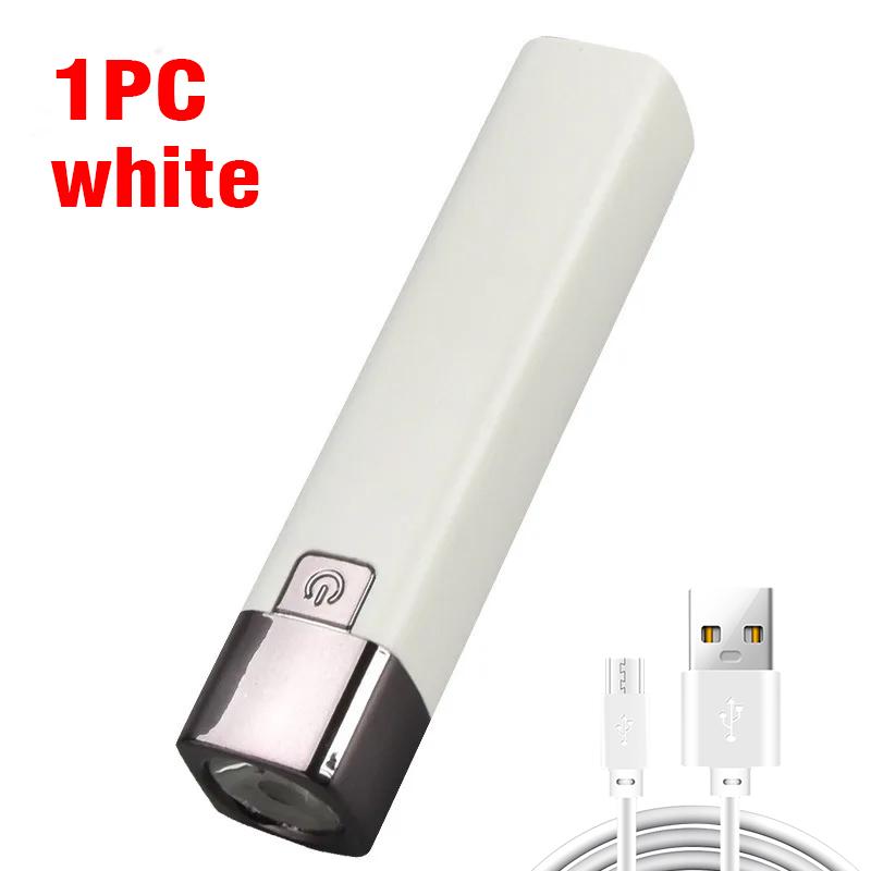 Portable 2 IN 1 Light Ultra Bright G3 Tactical LED Flashlight Mini Outdoor Lighting Power Bank Flashlight With Charging Cable