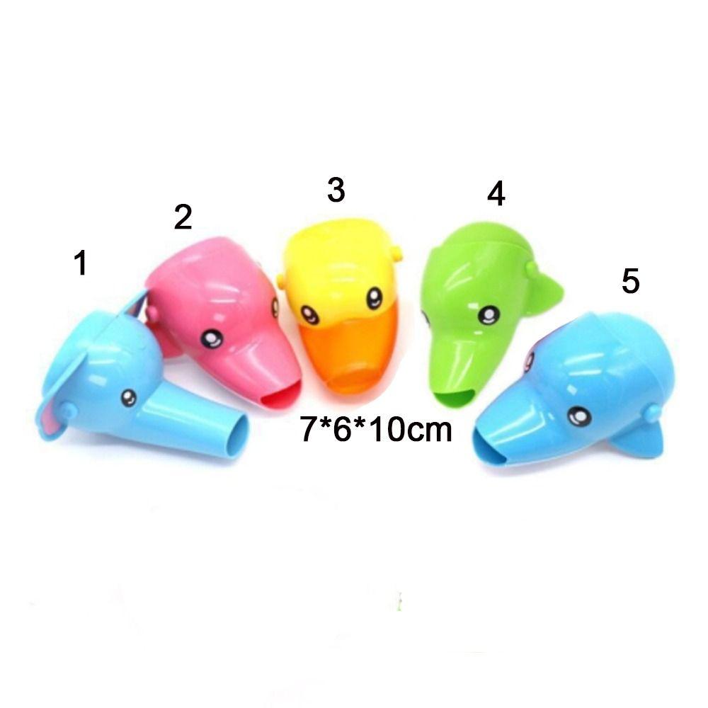 Silicone Baby Washing Helper Splash-proof Cartoon Faucet Extender Cute   Kids Hand Washing