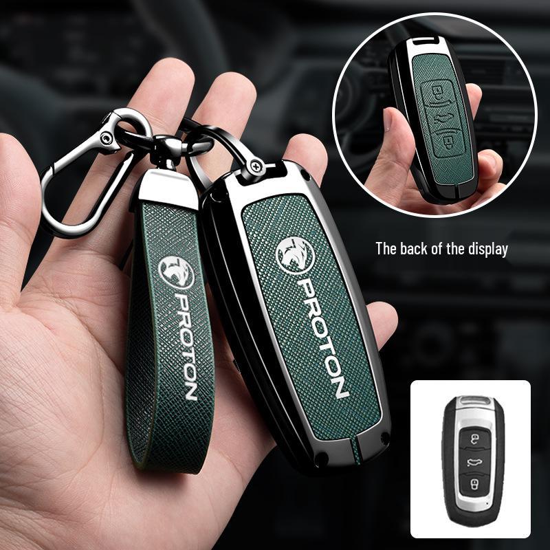 Proton X70 Key Cover: Customizable Car Key Case with Proton Logo.