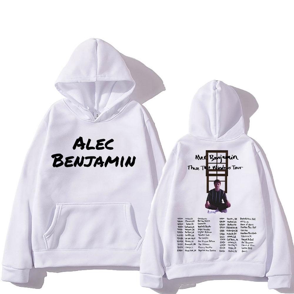 

Alec Benjamin Hoodie for Autumn Winter Gothic Fleece Sweatshirt Graphic Printing Grunge Hooded Clothing Moletom Retro 2XL