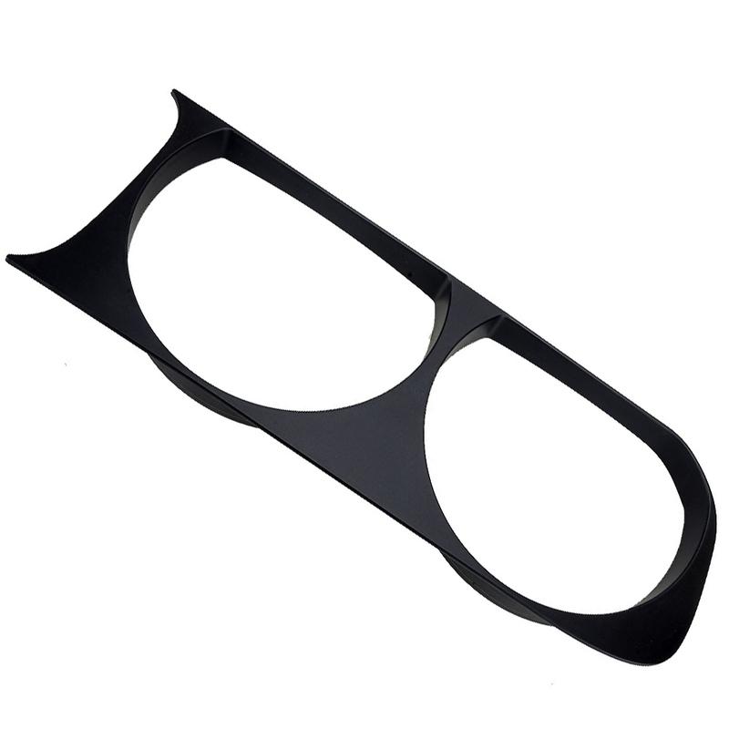 2Pcs Front Headlight Lamp Bezel Frame Trim for Dodge Challenger 2008 2009 2010 2011 2012 2013 2014 68051527AA 68051526AA