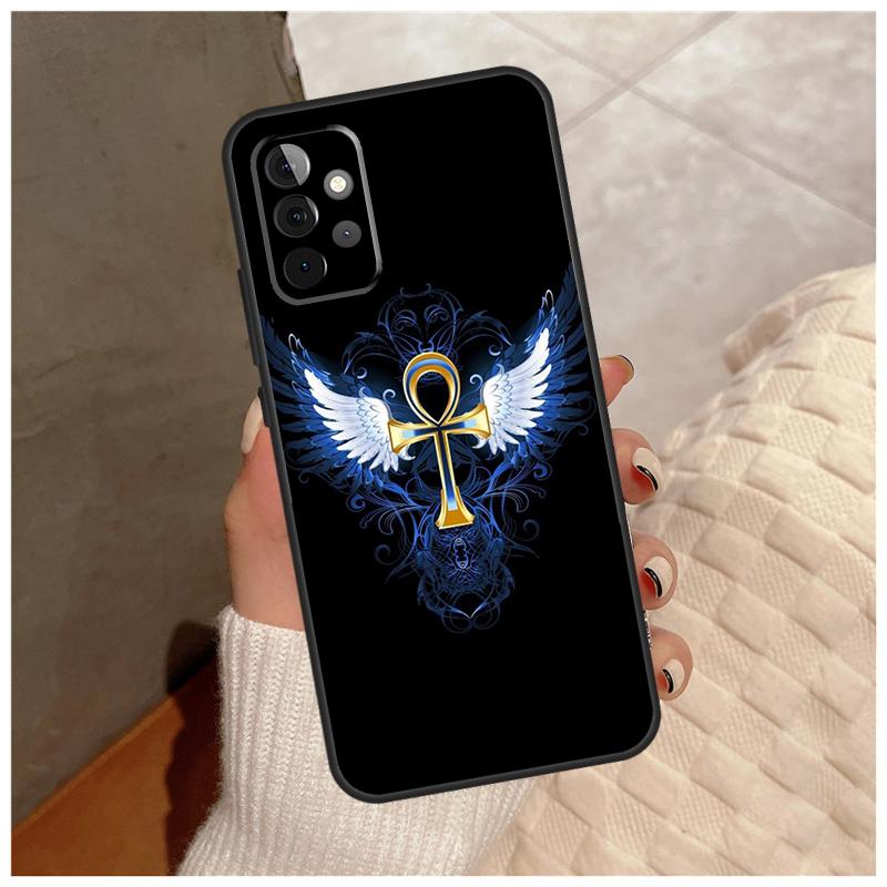 Egypt Nefertiti Anubis Ankh For Samsung Galaxy A36 A56 A16 A26 A06 A52 A53 A33 A13 A34 A54 A14 A15 A35 A55 A22 A32 Case