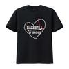 Baseball Grandma Granny Love Player T Shirt Vintage Washed Comfortable Streetwear Breathable Unisex Versatile