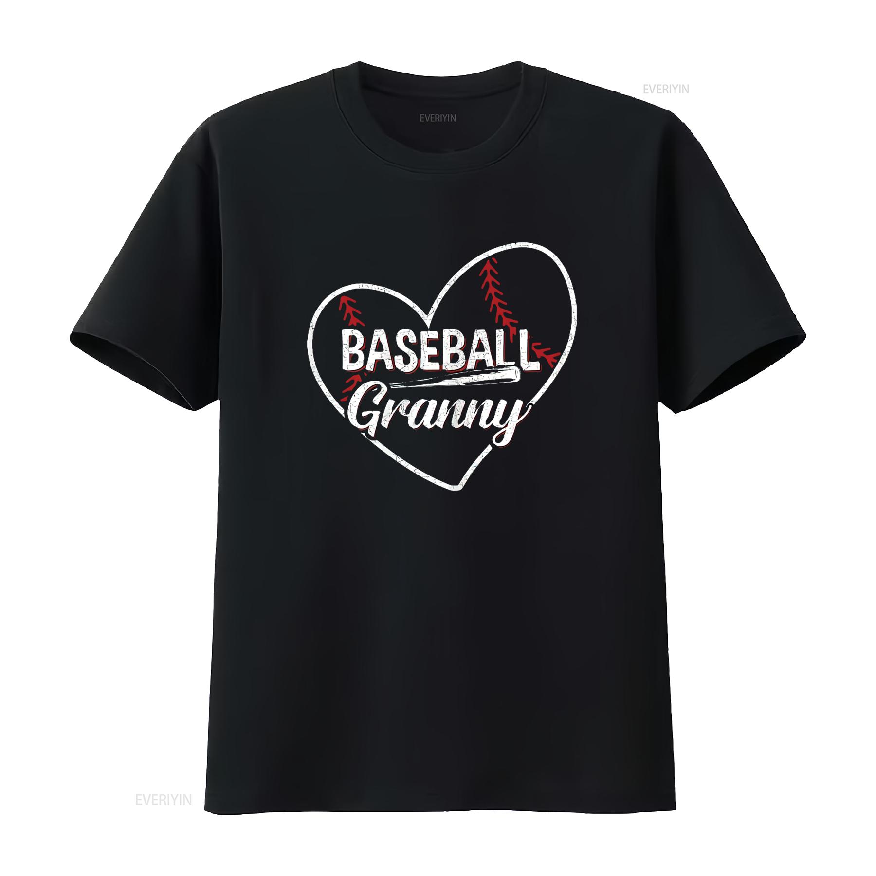 

Baseball Grandma Granny Love Player T Shirt vintage Washed Comfortable streetwear Breathable Unisex Versatile 4XL