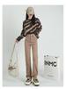 Women's Black High-Waist Wide-Leg Jeans, Spring 2024 - Loose, Slim Fit, Casual Straight-Leg Style