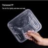 ZB Disposable PP Plastic Takeaway Meal Boxes