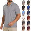 Men's Shirt With Turn-down Collar And Short Sleeves – Casual, Sophisticated T-shirt