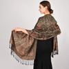 Luxury Autumn Winter Scarf Women Pashmina Shawls Cashmere Blanket Warm Chunky Stoles Lady Elegant Poncho Floral Bufanda