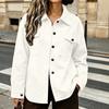Damen Farbe Lockere Passform Freizeitjacke