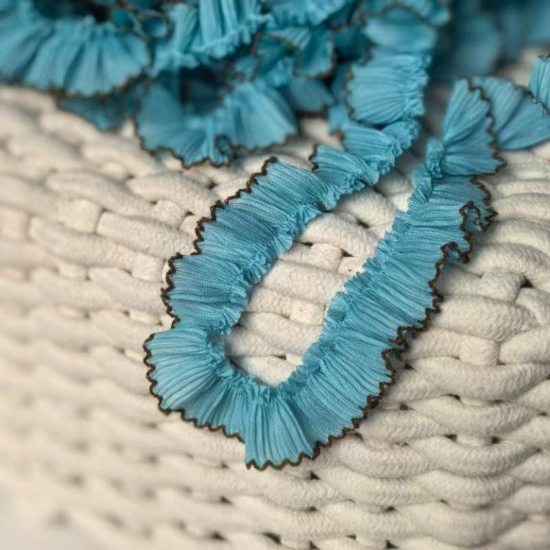 

Ruffled Lace Ribbon 4cm*10 Yards One Size