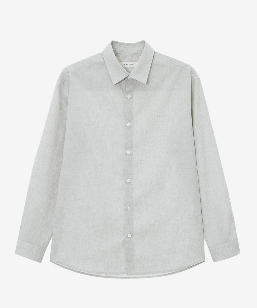 MINDBRIDGE [On] Linen Blend Semi-Oversized Shirt - 6 Colors