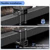 Bolt-on RV Bumper Hitch Receiver Adapter Fits 4-4.5" 2" Receiver 200Lbs Tongue Weight Capacity for Camper Bike Racks Cargo Car