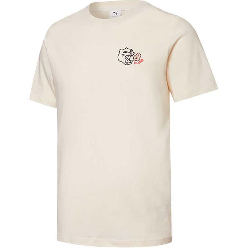 Puma X THE BEAST T Shirt Unisex Eggnog 533987-75