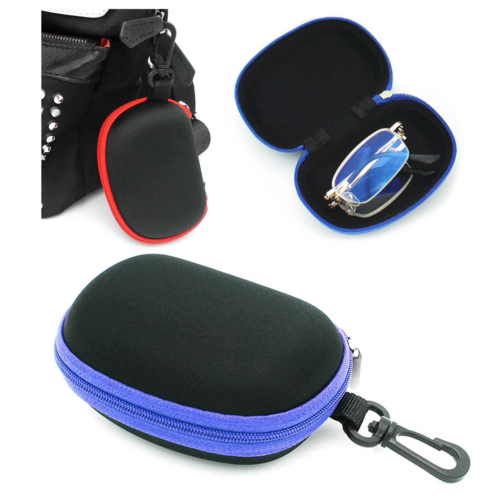 

Small Travel Eyewear Storage Portables Zippers Eyewear Box Fashionable Box for Students and Travelers A