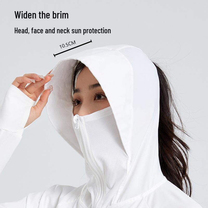 Women's UPF50+ Silk Blend Sun Protection Windbreaker - 2025 Edition for Outdoor Activities