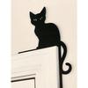 Black Metal Kitten Corner Protector for Doors Windows Switches Home Decor