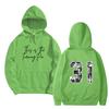 Women's And Men's  Fashionable Hooded Long Sleeved Printed Casual Pullover Unisex Sweatshirt Top