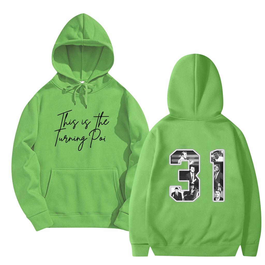 Women's And Men's  Fashionable Hooded Long Sleeved Printed Casual Pullover Unisex Sweatshirt Top