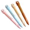 4Pcs Variable Moods Black Ink Exam Pens 0.5 Mm Kawaii Cartoon Pens New Cat Gel Pen Set  Student