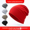 Pure Cotton Breathable Jacquard Maternal Windproof Moon Cap Women's Solid Color Sports Pullover Cold Beanie Outdoor