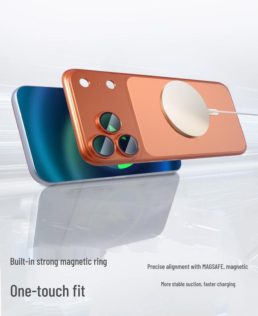 Verwandle dich in Apple 17 Pro Max: Matte Glasrückseite Aufkleber für iPhone 16/5
