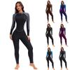 Middle Eastern New Long-Sleeve Pants One-Piece Swimsuit Women's Sports Tight Full Coverage Conservative Sun Protection Swimwear