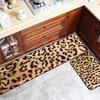 Faux Animal Skin Kitchen Mats Tiger Leopard Print Bedroom Carpets Anti Slip Door Floor Mat Entrance Doormat Kitchen Area Rugs