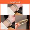 Copper Zirconia Fan Shaped Bracelet Elegant Geometric Jewelry For Fashion Ol