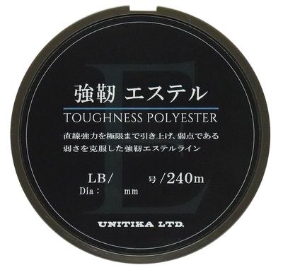 UNITIKA Toughness Polyester 240m Klar 2.2lb (0.4)