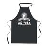 Tablier de cuisine - PLANETEE - Yoga Légende Humour - Noir - Polyester - 90x60 cm
