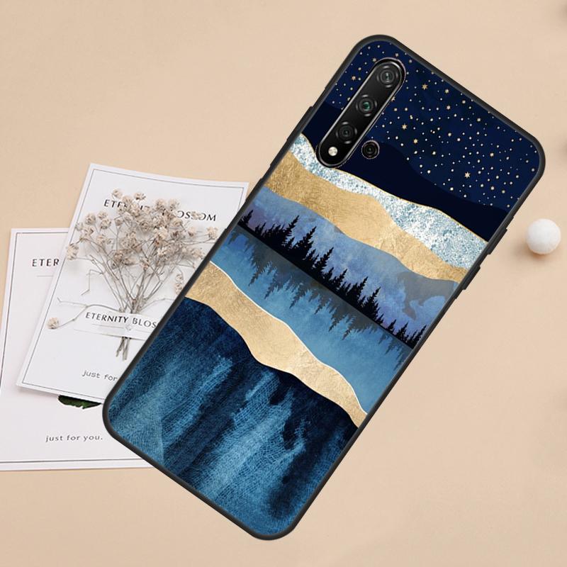 Star Lake Mountains For Huawei Nova 8i 7i 11i 12i 12s 9 10 SE Y60 Y61 Y70 Y72 Y73 Y90 Y91 P20 P40 P30 Lite Case