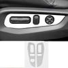 Silver Aluminum Trim 2Pcs Seat Adjust Button Panel For Honda CR-V CRV 2017-2022