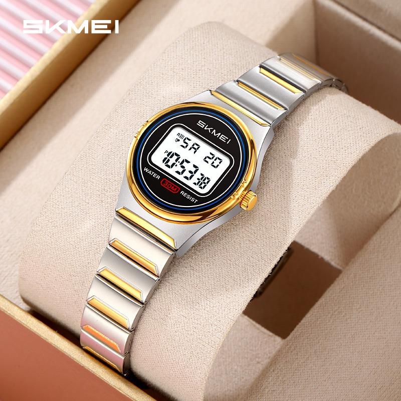 Men's Watch Fashion Small Square Waterproof Multifunctional Electronic Watch Women's Versatile Trend Electronic Watch