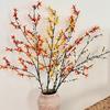 45 Inch Artificial Forsythia Flower Branches Fake Spring Forsythia Stem Faux Winter Jasmine Branches for Vase Floral Arrangement Party Home Decoration