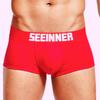Men's Cotton Breathable Hip-Lifting Slim Solid Color Boxer Briefs