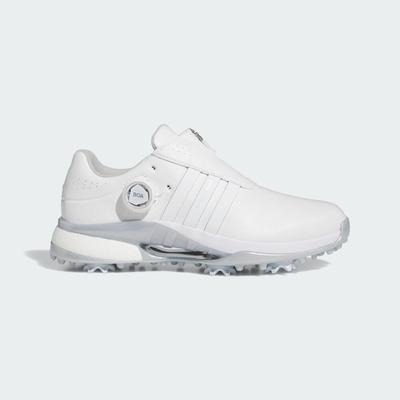 WEMENS TOUR360 24 Obuv BOA Bílá Boty a obuv Sportovní obuv Dámská GOLF Tour 360 IF0265 Obuv bílá/obuv bílá/stříbrná metalíza