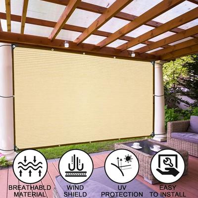 Pflanzen Terrassen Überdachung Abdeckung Outdoor Sonnenschutz Netz Plane UV-Schutz Verstellbares Garten Beschattungstuch für Gewächshaus