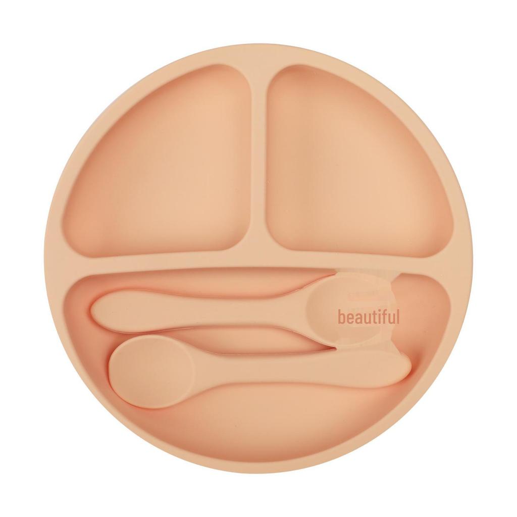 Zestaw silikonowych zastaw stołowych dla niemowląt: 3-częściowy zestaw misek z przyssawką i do treningu dla dzieci