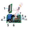4 Digits Timer Board For Coin Acceptor Selector Device Washing Machine Coin Operated Timer Control Board Power Supply