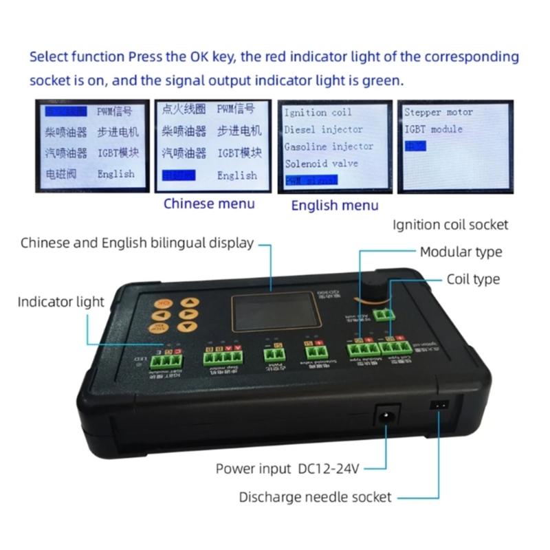 Professional Automotive Diagnostic Equipment For Quick Ignition And Fuels System Testing On Car Motorcycles With Real Time Data Display And High
