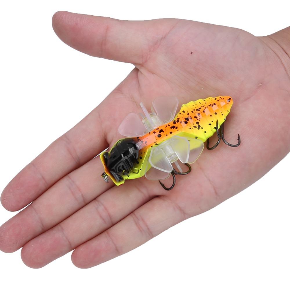 15.5g Bionic Cicada Lures 7.5cm Fishing Baits Durable Artificial Fishing Lures Lake Fishing