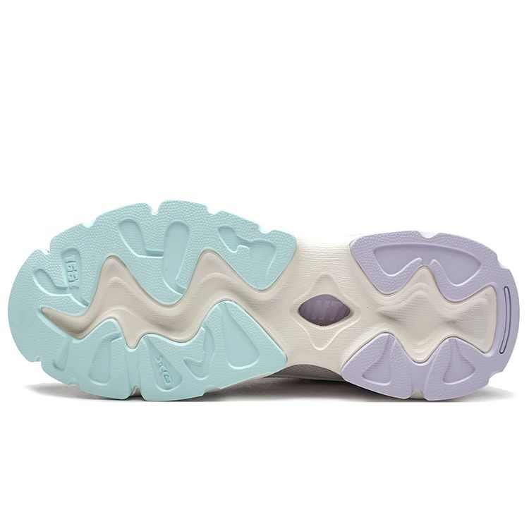 Anta Lifestyle Series Durable Breathable Low-Top Sports Casual Shoes Kids Sneakers White Purple Blue 322318809-5