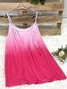 2026 Plus Size Sleeveless Pleated Camisole for Women - Solid Color