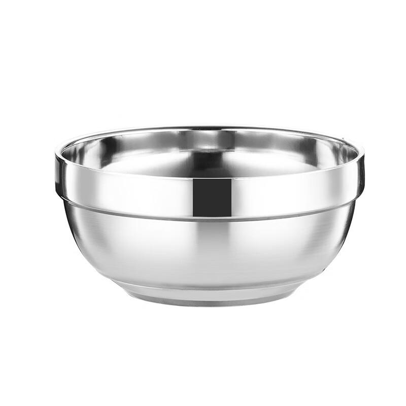 SMVP201 Stainless Steel Double-Layer Heat-Insulated Bowls 12CM pack of ten