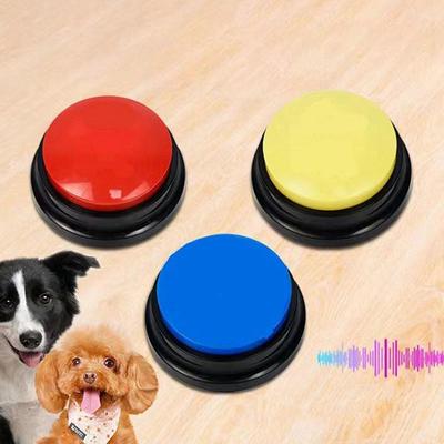 Interactive Toys Noise Makers Voice Repeater Pet  Supplies Sound Button Answering Buttons Recording  Dog Toys Talking Button